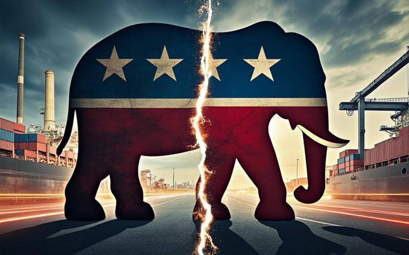 Trump’s Tariffs and GOP Turmoil: Unveiling the Rift in Republican Ranks